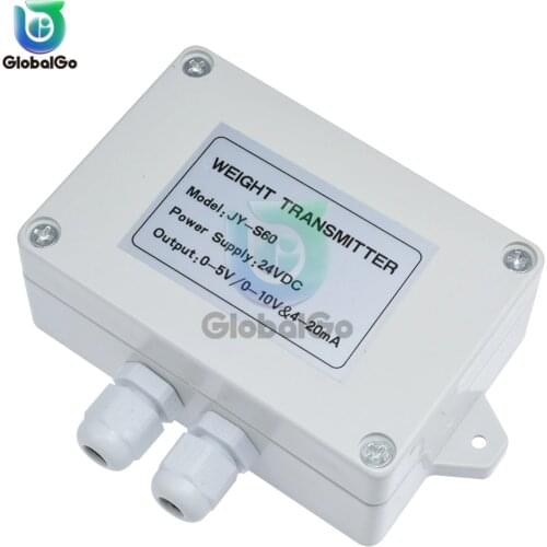 Load Cell Weighing Transmitter Weight Sensor Amplifier Transducer Pull Pressure Torque Strain Sensor Board DC 12V 24V 4-20ma
