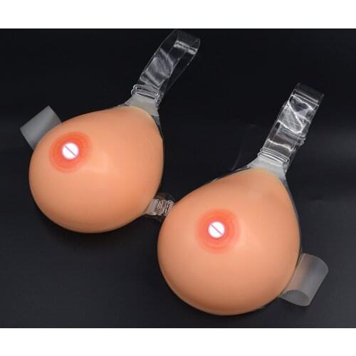 Yunman A/B/C/D/E Cup Artificial Breasts Natural Simulation Silicone Fake Breast Boobs for Crossdresser 500-1800g