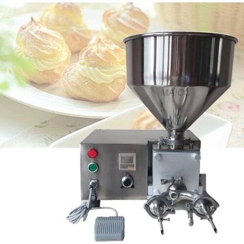 Commercial Cake Cream Injecting Machine Puff Cream FIlling Machine Bread Cream Stuffing Machine On Hot Sale