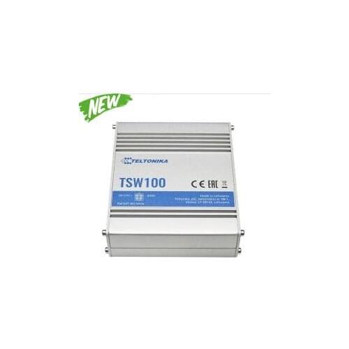 Teltonika TSW100 Ethernet Switch PoE ports 802.3af and 802.3