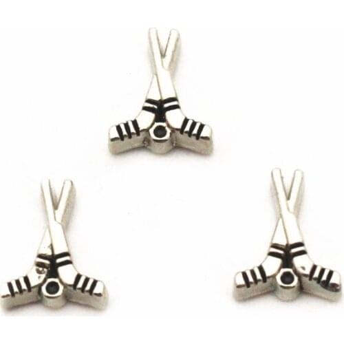 Hot seling 10pcs/lot Charms golf club Floating Charms for Floating Memory charms Lockets DIY Jewelry