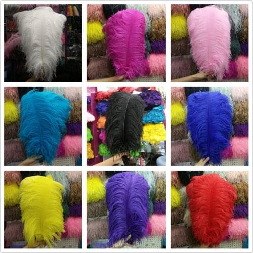 Best Seller 100pcs Gorgeous 11 Colors 20-22inches/50-55cm Natural ostrich feathers DIY jewelry Christmas Halloween Decoration