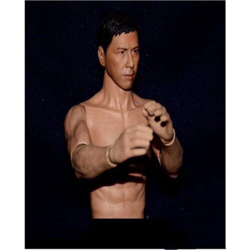 12 Inches Male Narrow Shoulder Muscular Bodies Asian Color for 1/6 Scale Mens Heads