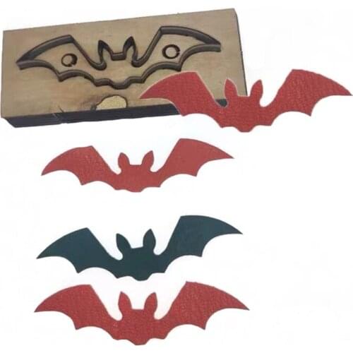 2021 New Halloween Bat Cutting Dies Wooden Dies Suitable for Common Die Cutting Machines on the Market