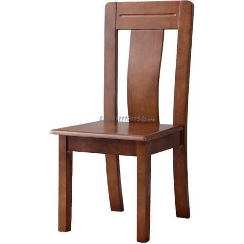 Dining Chair Household Solid Wood Chair Back Chair Simple Dining Table Chair Modern Restaurant Chinese Chair Hotel Chair