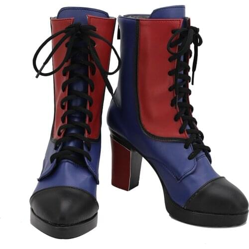 Descendants 3 Evie Cosplay Shoes High Boots Custom Made Adult Man Women for Party