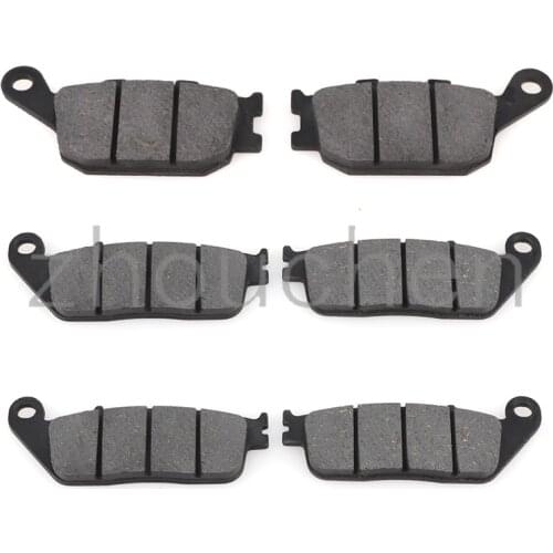 Motorcycle Front and Rear Brake Pads for Honda CB600 1998-2012 CBF600 2004-2011 CBR600 1995-2013 CBF1000 F 2006-2011