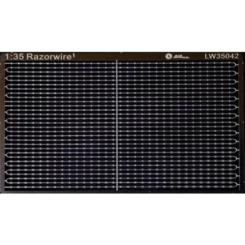 AM-WORKS LW35042 1/35 Barbwire Type 1 Modern Razor Wire 4 Yards - Upgrade Detail Set