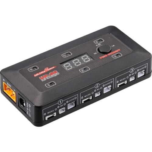Ultra Power UP-S6 3.7V 1S Lipo LiHv Battery Charger with MICRO MX mCPX USB Port for Blade Inductrix RC Racing Drone Quadcopter