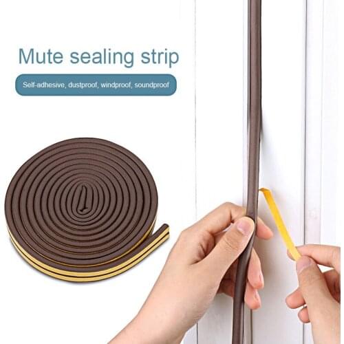 Car Glass Window Sealing Strips Strong Adhesion Household Door Self Strip Weatherstrip Collision Strip Sound Foam Sealing Strips