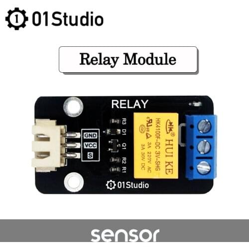 01Studio 3.3V Relay Module pyBoard Micropython Programming