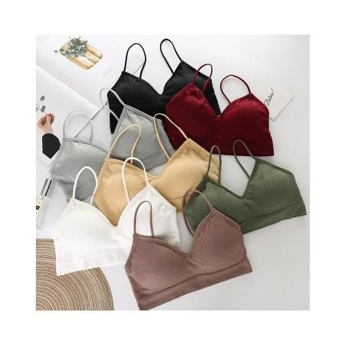 2020 Solid Sexy Sport Bra Top Backless Sports Bra Women Bra Tops Bralette V Neck Brassiere Sport Femme Seamless Push Up Sport Bh