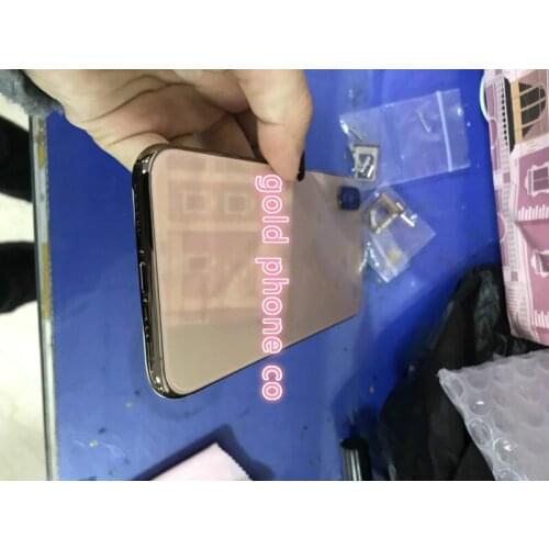 2020 Perfect Quality 24k Mirror Gold Chassis for phone x for phone XS gold style Battery Door Housing Middle Frame