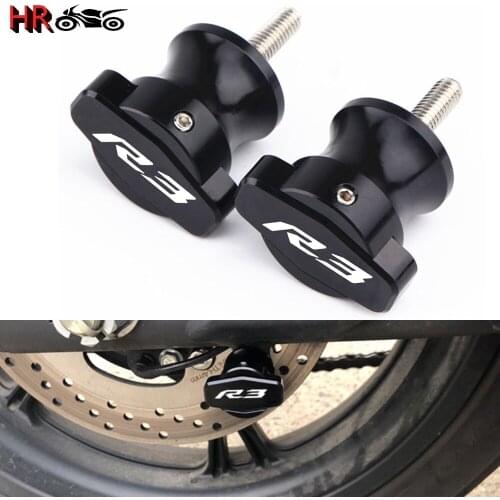 For YZF R3 YZF-R3 YZFR 3 2015-2020 2019 2018 Newes Motorcycle CNC Accessories Swingarm Spools Slider 6mm Swing Arm Stand Screws