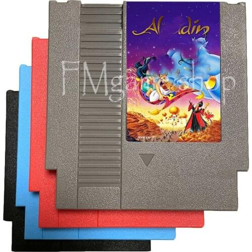 Alad for 72 pins 8bit game cartridge for Video Game Console Aldin Select color English Language playstation