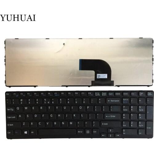 US Laptop keyboard for sony Vaio SVE17 SVE-17 sve 17 MP-11K73SU-920 AEHK57002303A black English