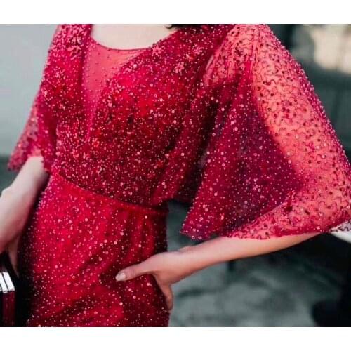 Good looking bridal lace fabric wholesale african beaded french lace fabric SYJ-4303 embroidered lace fabric