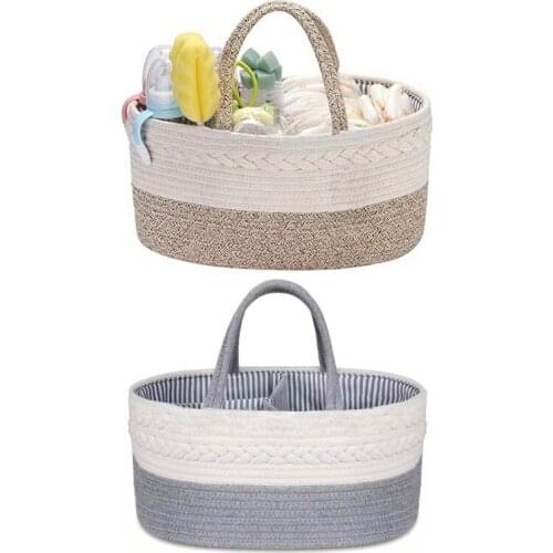Baby Diaper Caddy Organizer Portable Nursery Essentials Storage Basket Mummy Carriage Wet Wipes Bag Handbag Pram Wipes Holder