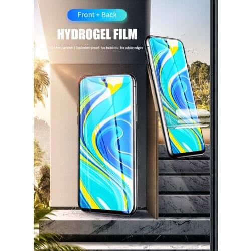 Front+Back Hydrogel Film Screen Protector For Xiaomi Mi 9T 10 Redmi Note 9s 8 9 Pro Max 8T 7 K30 Pocophone F2 Poco F2 Pro