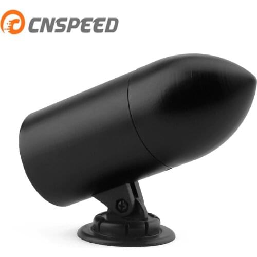 CNSPEED Auto 52mm Instrument Cup Rocket ABS Black Universal Instrument Pod Car Holder Plastic Car Instrument Stand YC101383