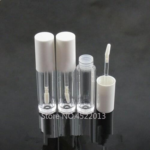 20/30/50pcs 5ml Empty Portable Lip Gloss Tube Container Transparent Lip Balm Tubes Containers Refillable Bottles High Quality