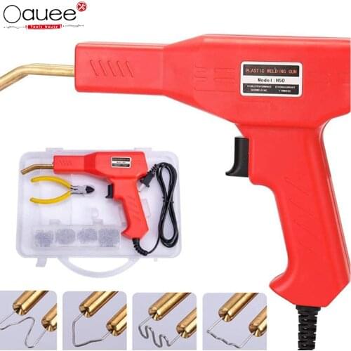 50W Handy Plastics Welders Garage Tools Hot Staplers Machine Staple PVC Repairing Machine Car Bumper Repairing Welding Tools