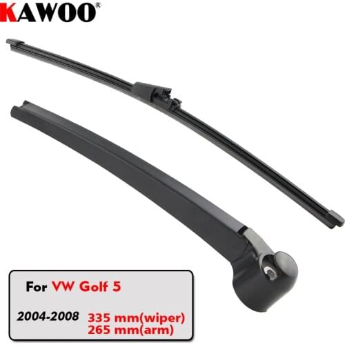 KAWOO Car Rear Wiper Blade Blades Back Window Wipers Arm For Volkswagen VW Golf 5 Hatchback (2004-2008) 335mm Windscreen Wiper
