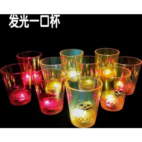 Luminous cup lights up with water LED Flash Cup colorful induction luminous cup