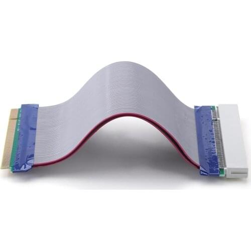 0.19m Copper Ribbon Cable PCI Sound Network Graphic Card Extender Converter Flat Ribbon Cable Supports PCI Devices