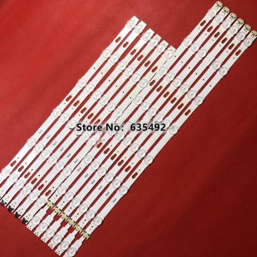 12pcs/kit LED Strip For UE55ku6100k S_5U75_55_FL_R6_REV1.5_150514 LM41-00135A S_5U75_55_FL_L8_REV1.5_150514 LM41-00136A