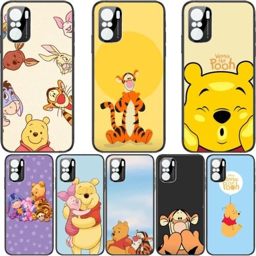 Winnie warming Phone Case For xiaomi redmi POCO F1 F2 F3 X3 Pro M3 9C 10T Lite NFC Black Cover Silicone Back Prett mi 10 ultra c