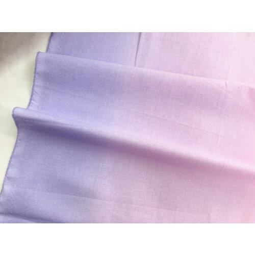 Purple pink gradient Cotton Fabric Sewing Quilting Cloth Patchwork Needlework Handmade DIY Material