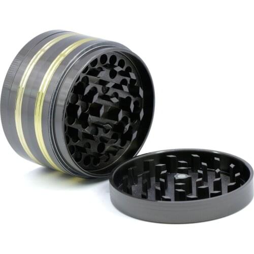 New Diameter 63MM 4 Layer Zinc Alloy Mill Smoke Spice Muller Tobacco Crusher Herb Grinder for Smoke Hookah Pipe Hooakh Wholesale