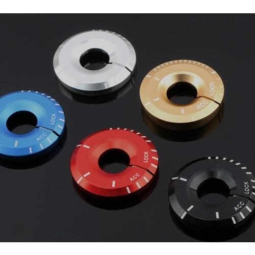 Aluminum Alloy car Ignition keyhole ring decoration Cover for Volkswagen VW Scirocco CC GOLF 7 Golf 6 MK6 Polo Tiguan VW GTI