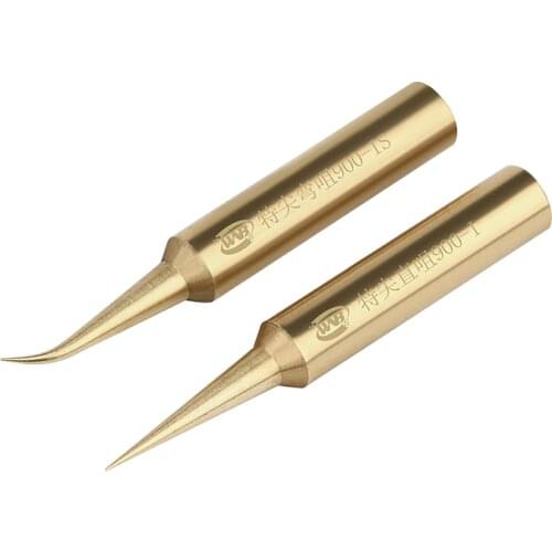 900M-T Soldering Iron Tip Oxygen-free Copper Solder Tips Welding Head For 936 Rework Soldering Station BGA Tool Kits