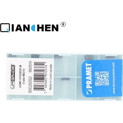 Authentic original PRAMET ADMX 070208SR-M M8310 CNC square shoulder milling cutter insert Ten pieces of a box