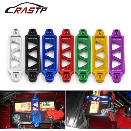 RASTP - Cusco Racing Aluminum Billet Battery Tie Down For Honda Civic EG EK DEL SOL S2000 Acura Integra RS-BTD003