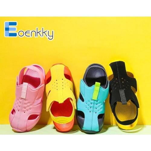 Platform Childrens Sandals Kids Beach Shoes Non-Slip Summer Baby Casual Shoes Girls High Quality Sandals Boys Outdoor Toddlers