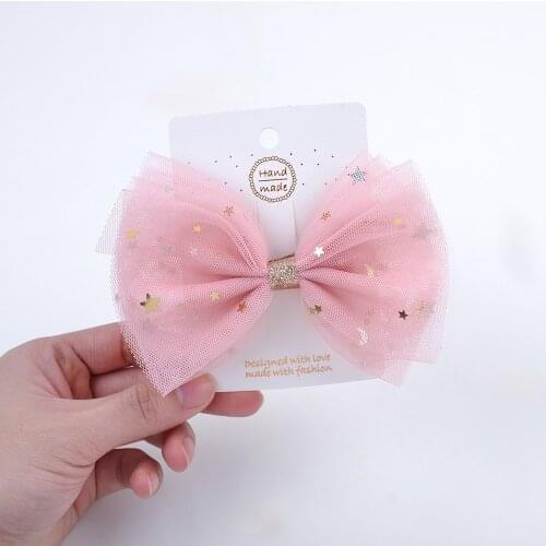 Fashion Satin Big Large Dot Bows Hairgrips For Women Girls Trendy Ladies Hair Clip Cute Barrette Hair Accessories