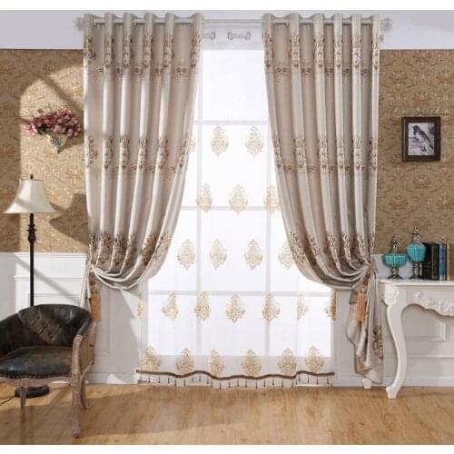 High Precision Jacquard Simple Modern High Shading Curtains for Living Dining Room Bedroom