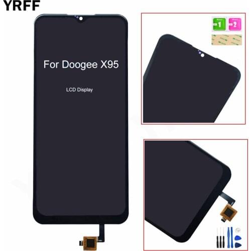 LCD Display Screen For Doogee X95 LCD Display Touch Screen Digitizer Sensor Panel Free shipping