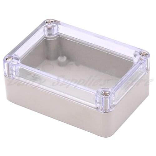 1pcs 85x58x35mm Plastic case Security power supply case Transparent cover Instrument case Outdoor wiring waterproof box