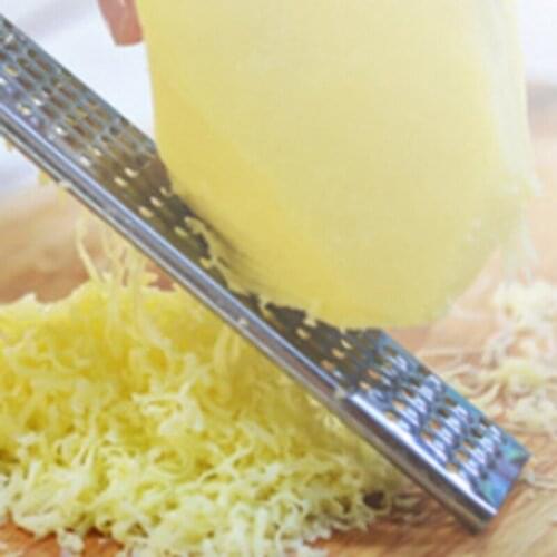 1pc Lemon Cheese Grater Stainless Steel Lemon Zester Grater Peeler Slicer Kitchen Tool Gadgets Handheld Fruit Vegetable Grater