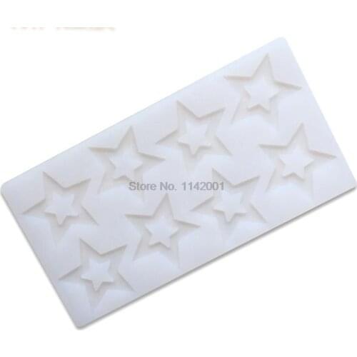 150pcs 8 Holes Star Silicone mold fondant mold cake decorating tools chocolate mold