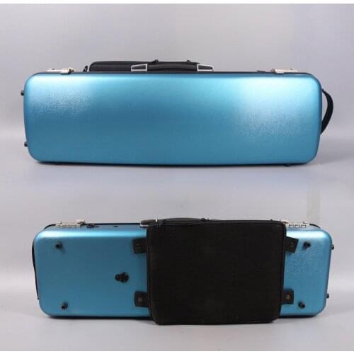 Violin case 4/4 composite Carbon Fiber Strong Light Hard Case code lock blue