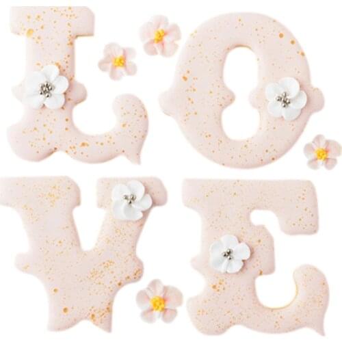 DIY 26 Letter Alphabet A-Z Shape Fondant Cake Cookie Cutter Mold Sugar Biscuit Decorating Moulds Kitchen Baking Tools