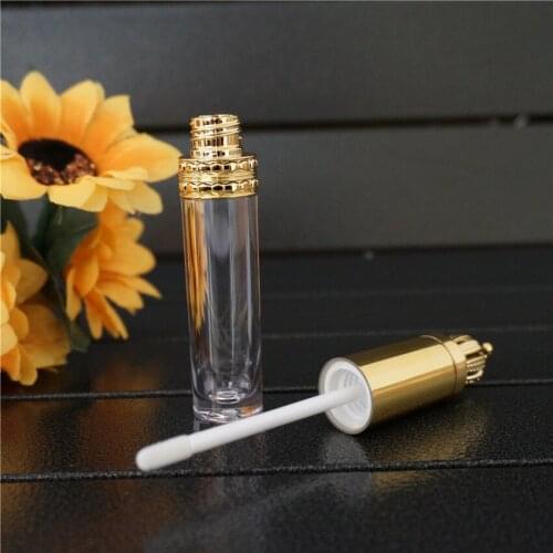 EmptyCrown Cap Containers For Cosmetics Makeup DIY Gold Crown Cap Lip Gloss Bottle Labial Glair Bottle Lipgloss Tubes Wholesale