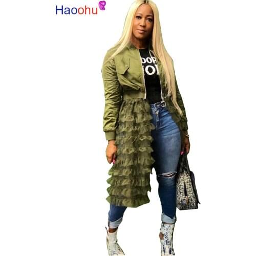 HAOOHU Women's Long Trench Coats