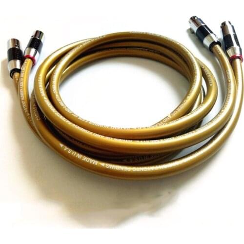 Hi-End VDH Silver Plated Audio XLR Balanced Cable Speaker Carbon Fiber 3 Pin XLR Connectors Microphone XLR Cable