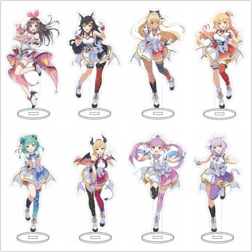 HOLOLIVE Shirakami Fubuki Natsuiro Matsuri Anime Acrylic Stand Figure Desktop Decoration Collection Model Toy Cosplay